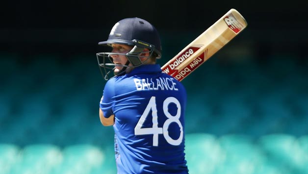 Gary Ballance hit four boundaries to score 57 © Getty Images