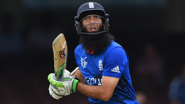 Moeen Ali scored 128 off 107 balls setting the platform for England to launch © Getty Images