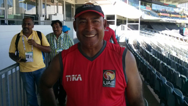 Mudassar Nazar is happy with the performances so far by UAE in the tournament. Photo Courtesy - Nishad Pai Vaidya.