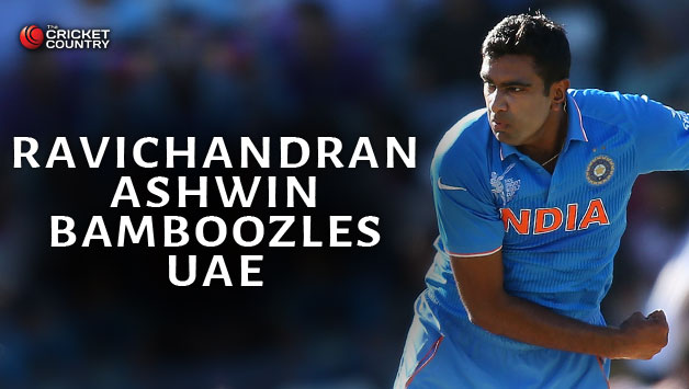 Ravichandran Ashwin destroyed UAE with his figures of 4 for 25 © Getty Images