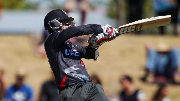 Shaiman Anwar top-scored for UAE with a knock of 67 off 50 balls © Getty Images