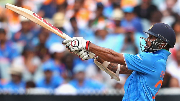 Shikhar Dhawan (above) was dismissed for mere 14 by pacer, Mohammad Naveed after being caught by Rohan Mustafa © Getty Images