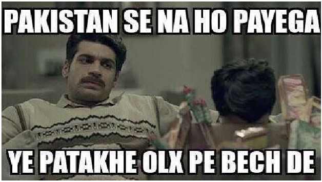 The meme based on the "kab phorengey" Pakistani, based on a Star Sports advertisement that was televised ahead of the mega-clash between India and Pakistan