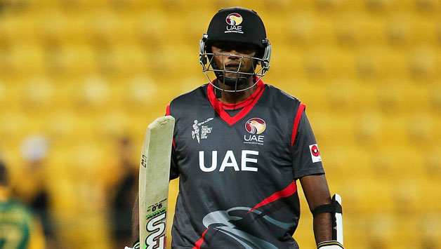 Amjad Javed (above) contributed 38 and Nasir Aziz contributed 59 along with four extras in the stand © Getty Images