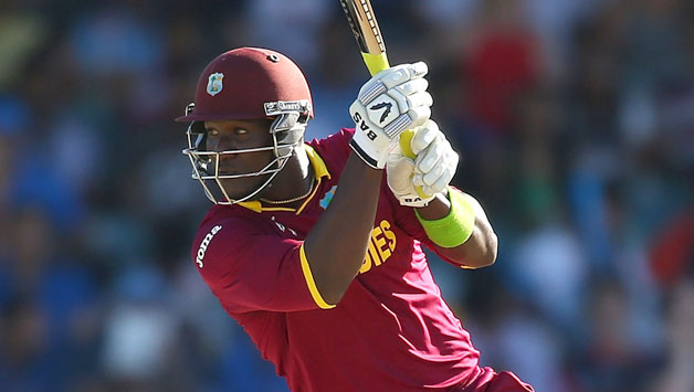 Darren Sammy (above) was dismissed for 27 by fast-bowler, Corey Anderson after being caught by wicketkeeper, Luke Ronchi off a high catch © Getty Images