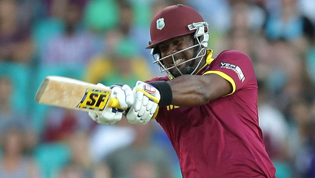Dwayne Smith (above) was dismissed for mere 15 by Manjula Guruge after being caught behind by Swapnil Patil © Getty Images