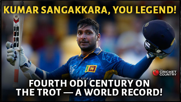 Sangakkara got the milestone batting against Scotland © Getty Images