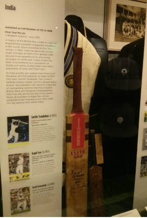 Sachin Tendulkar, Kapil Dev and Sunil Gavaskar's bio also on display at MCG museum. Photo Courtesy - Nishad Pai Vaidya