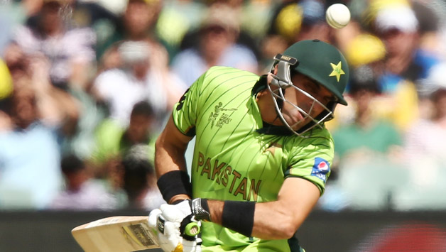 Misbah-ul-Haq (above) was dismissed for 34 by off-spinner, Glenn Maxwell after being caught by Aaron Finch at the deep backward square-leg © Getty Images