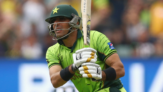 Misbah-ul-Haq played his last one-dayer during the ICC World Cup 2015 quarter-final between Pakistan and Australia © Getty Images