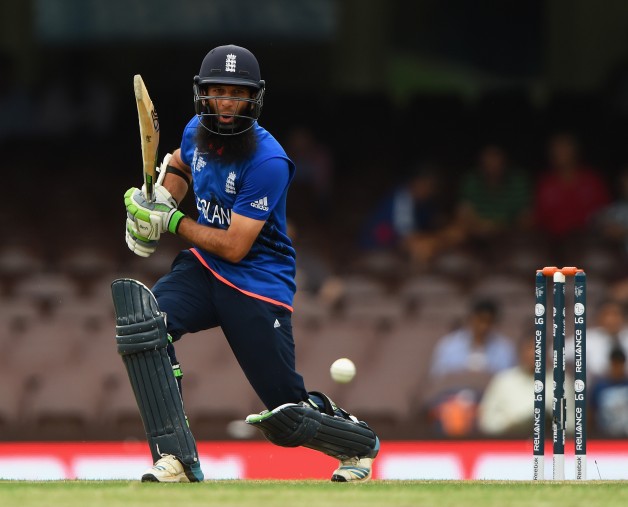 Moeen Ali dismissed after a brisk innings © Getty Images
