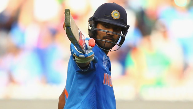 Rohit Sharma's timely hundred helped India to storm past Bangladesh in the 2nd quarter-final of ICC Cricket World Cup 2015 © Getty Images