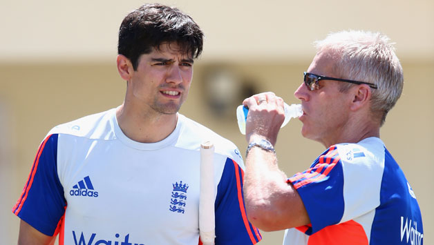 Peter Moores defends Alastair Cook after England fails to win 1st Test against West Indies