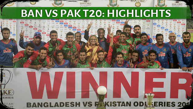 Bangladesh registered their first ever win over Pakistan in T20Is © AFP