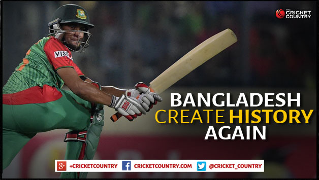 Shakib al Hasan played a key role in this victory © AFP