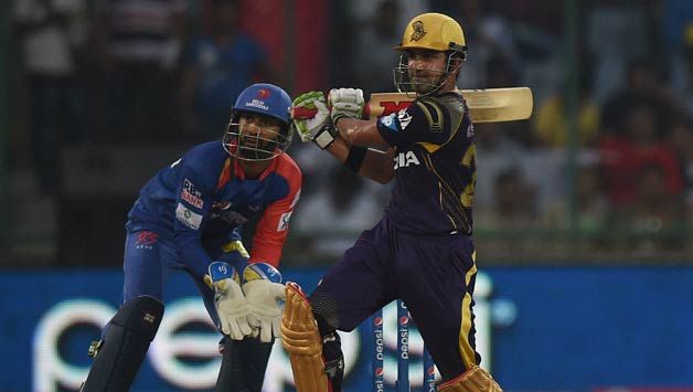 Gautam Gambhir in action for KKR © PTI