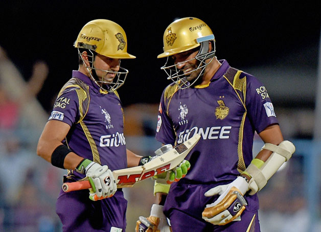 Gautam Gambhir defended his opening partner Robin Uthappa © PTI