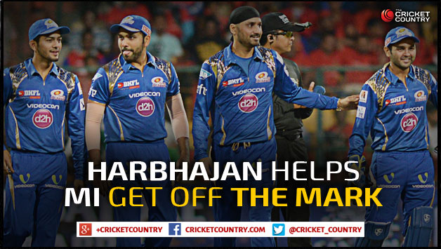 Harbhajan Singh picked up 3 for 27 against RCB © IANS