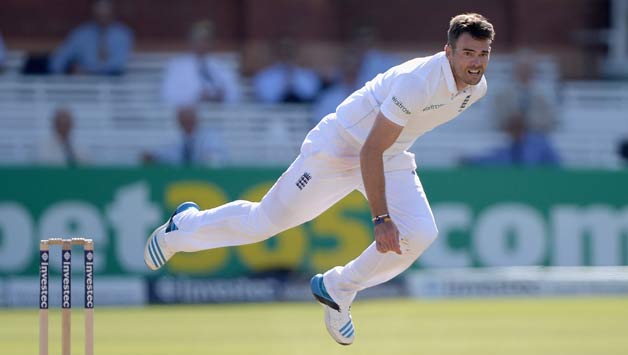 James Anderson would become the 12th England player to reach 100 Tests © AFP