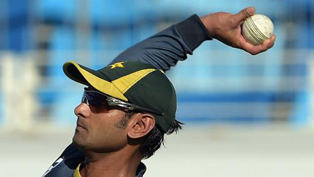 Mohammad Hafeez's bowling action was reported during the Champions League 2014 © AFP