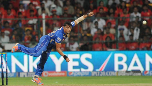 Pravin Tambe got the wicket of Mayank Agarwal © IANS