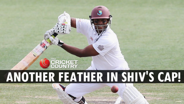 Shivnarine Chanderpaul is now the seventh-highest run-scorer in Test cricket © Getty Images