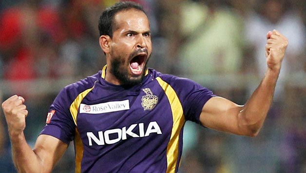 Yusuf Pathan got the wickets of Dinesh Karthik and Mandeep Singh © IANS