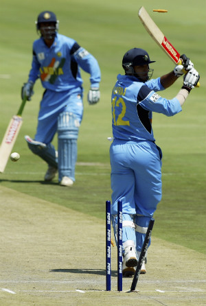 Yuvraj Singh scored 34 and was then bowled © Getty Images (Representational Photo)