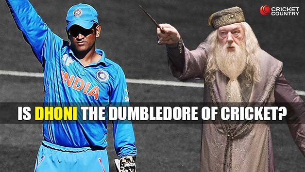 Albus Dumbledore (right) always trusted people a lot and gave them second chances. So does MS Dhoni © IANS