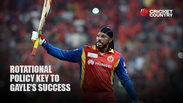 Chris Gayle scored a magnificent century against KXIP recently © IANS