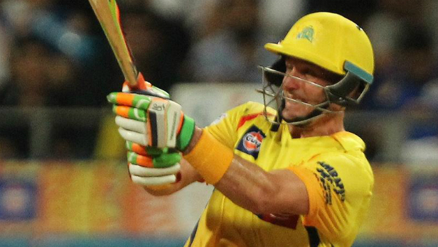 Mike Hussey (above) was dismissed for mere seven after being caught by Jagadesha Suchith at cover pint off Mitchell McClenaghan © IANS