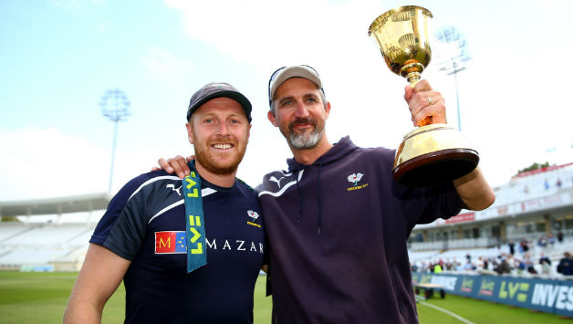 Jason Gillespie has led Yorkshire from Division Two to the County Championship title within three years © Getty Images