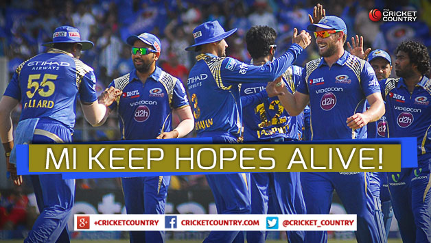 Mumbai Indians have kept their hopes alive for playoffs © IANS (File photo)