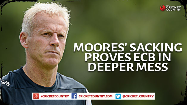 Peter Moores sacked as England coach just a year into his job © Getty Images