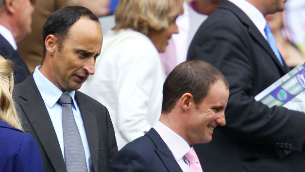 Nasser Hussain (left) hoped Andrew Strauss found out the ‘frontline’ spinners for England © Getty Images