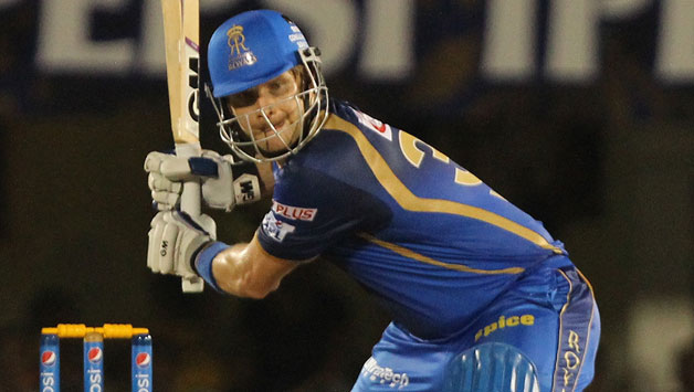 Shane Watson fired Rajasthan Royals to an imposing total of 199 for 6 with a dominating 59-ball innings of 104 not out, his first century in the tournament © IANS