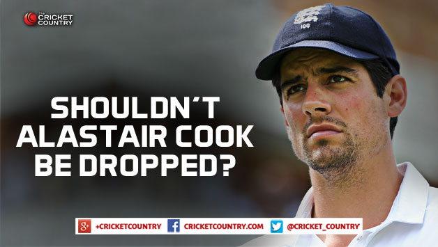 Alastair Cook's poor run with bat at the top of the order, is a matter of concern for England © Getty Images