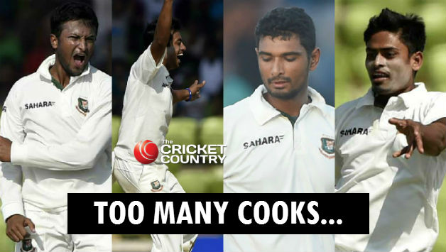 (From left) Shakib Al Hasan, Jubair Hossain, 