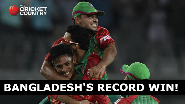 Bangladesh registered their best victory over India by far © AFP