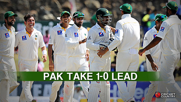 Pakistan won the first Test at Galle by 10 wickets
