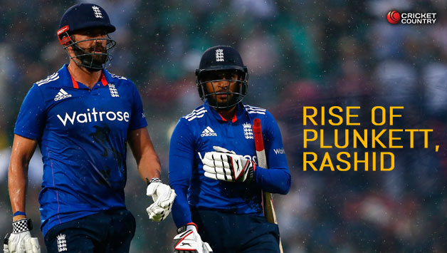 Liam Plunkett and Adil Rashid © Getty Images