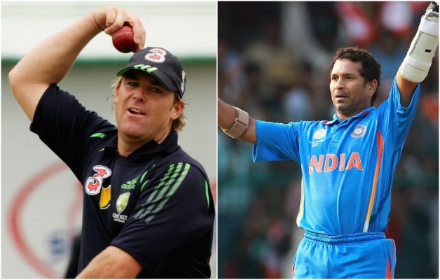 Shane Warne (left) and Sachin Tendulkar © Getty Images