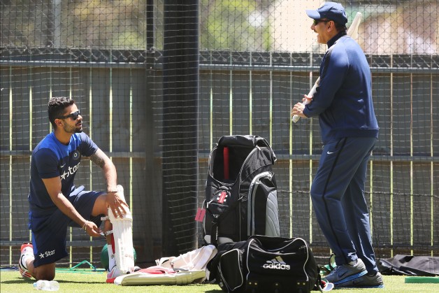 Virat Kohli (left) has said having Ravi Shastri (Right) as team Director was a massive boost © Getty Images