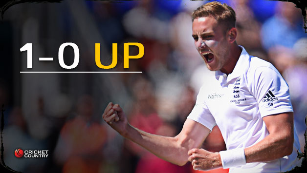Stuart Broad took © Getty Images