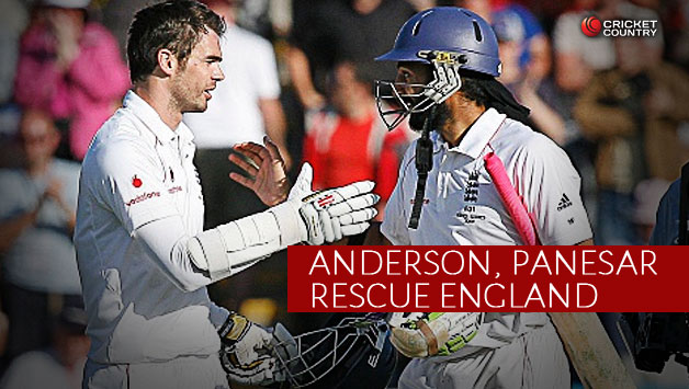 James Anderson, Monty Panesar saved the Test for England © Getty Images