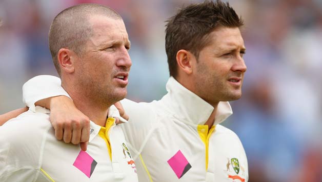 Brad Haddin (left) and Michael Clarke have been friends since a young age © Getty Images