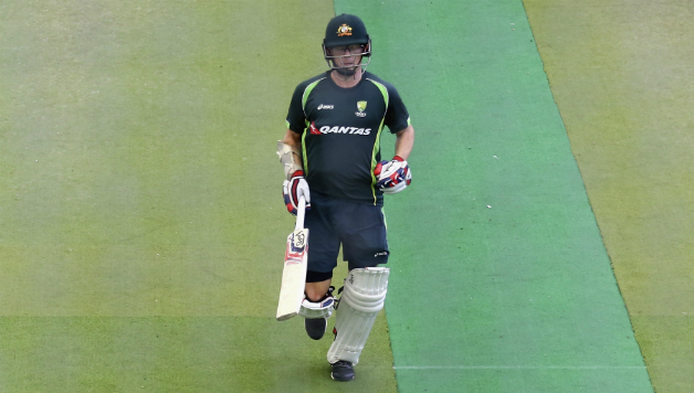 Chris Rogers in action during the net session at Edgbaston © AFP