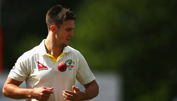 Derbyshire were 179 for seven in reply to Australia's first innings 413 for nine declared, which featured tons by David Warner and Shaun Marsh.© Getty Images
