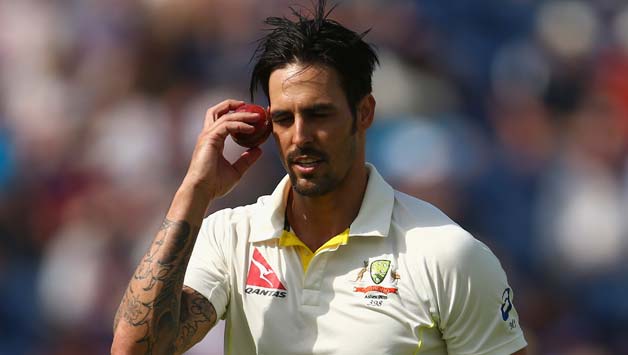Mitchell Johnson recorded figures of 3 for 53 and 3 for 27 in the second Test at Lord's © Getty Images