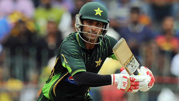 Mohammad Hafeez is the highest run-getter in the series so far, with 236 runs in four matches © AFP